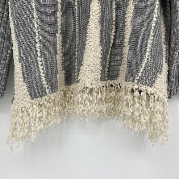 Style & Co. Gray Cream Basic Crew Neck Sweater | Size M - Picture 5 of 5